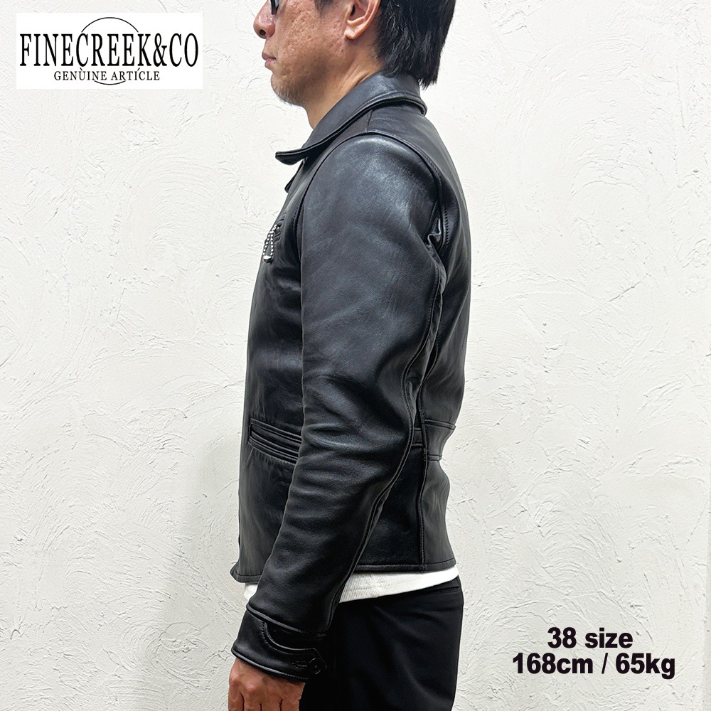 ͽ����2026SS ACJK080 CAVE (36-42) / BLACK / FINECREEK LEATHERS&CO