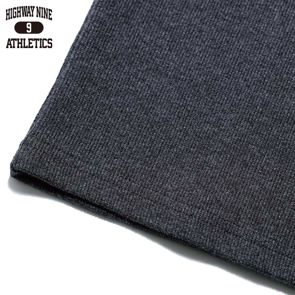 C-NECK RIB L/S Tee  / CHARCOAL / HIGHWAY NINE �ϥ��������ʥ���