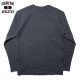 C-NECK RIB L/S Tee  / CHARCOAL / HIGHWAY NINE �ϥ��������ʥ���