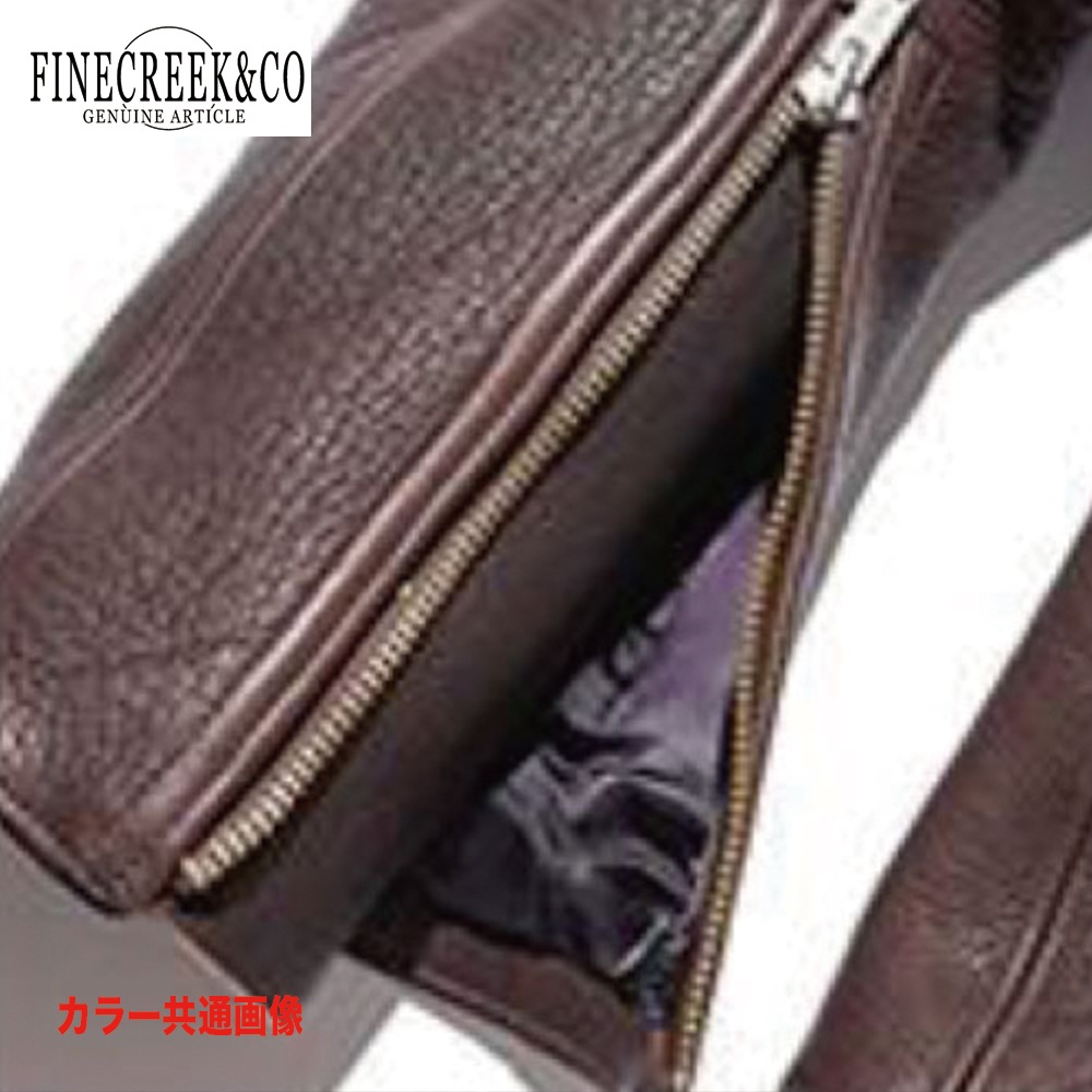 ͽ����2025SS ACJK072 BUD (DEER) (36-42) / BLACK / FINECREEK LEATHERS&CO