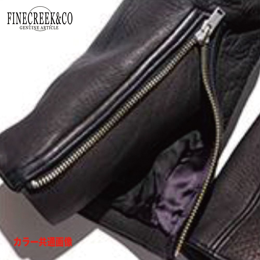 ͽ����2025SS ACJK072 BUD (DEER) (36-42) / BLACK / FINECREEK LEATHERS&CO