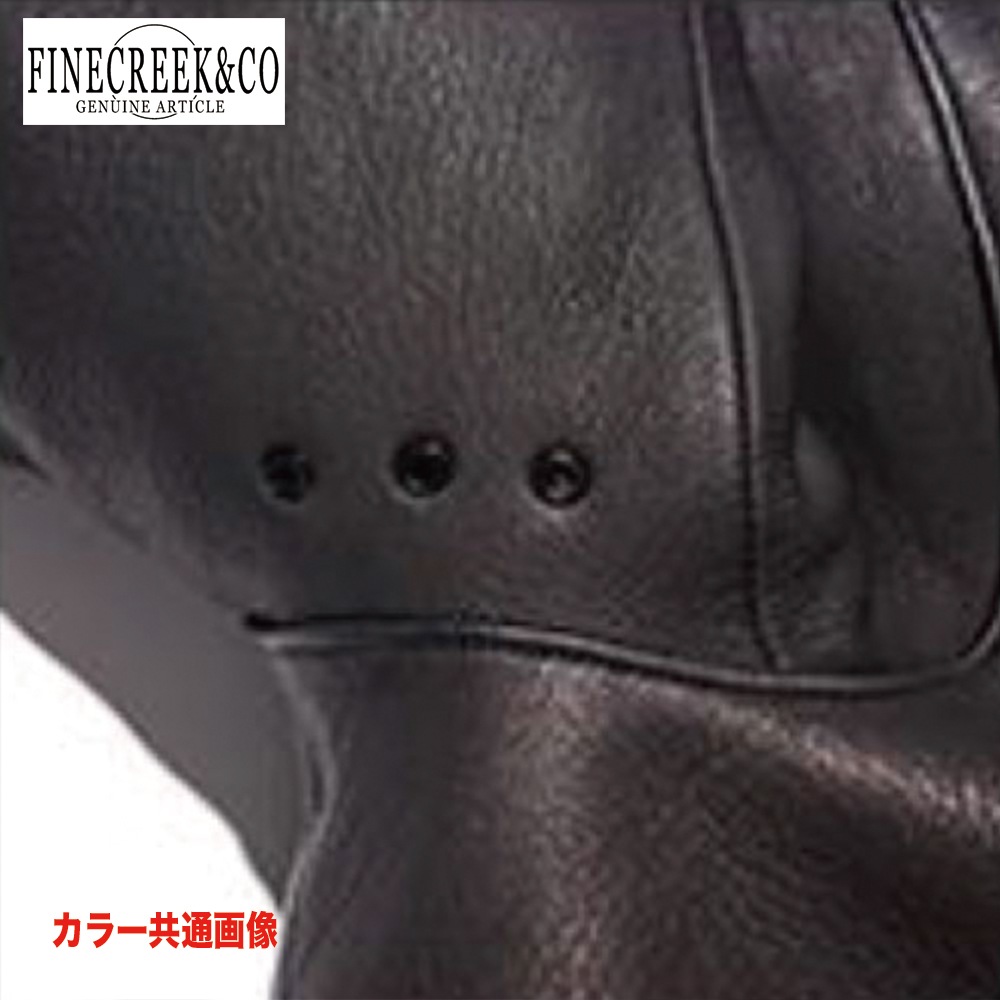 ͽ����2025SS ACJK072 BUD (DEER) (36-42) / BLACK / FINECREEK LEATHERS&CO