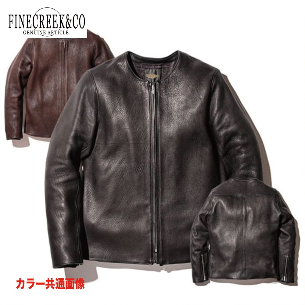 ͽ����2025SS ACJK072 BUD (DEER) (36-42) / BLACK / FINECREEK LEATHERS&CO