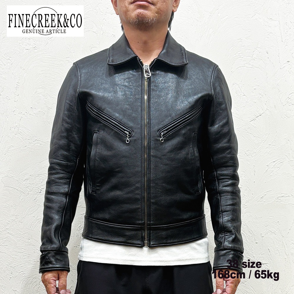 ͽ����2026SS ACJK079 BOLT (36-42) / BLACK / FINECREEK LEATHERS&CO