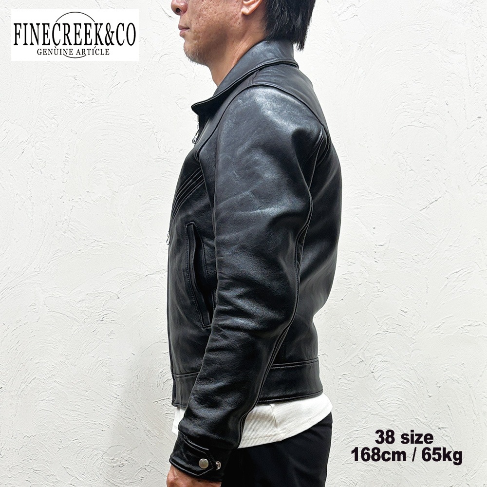 ͽ����2026SS ACJK079 BOLT (36-42) / BLACK / FINECREEK LEATHERS&CO