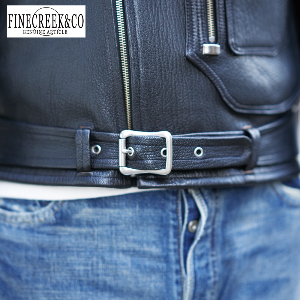 ͽ����2025SS ACJK071 HARRIS(GOAT) (36-42) / BLACK / FINECREEK LEATHERS&CO