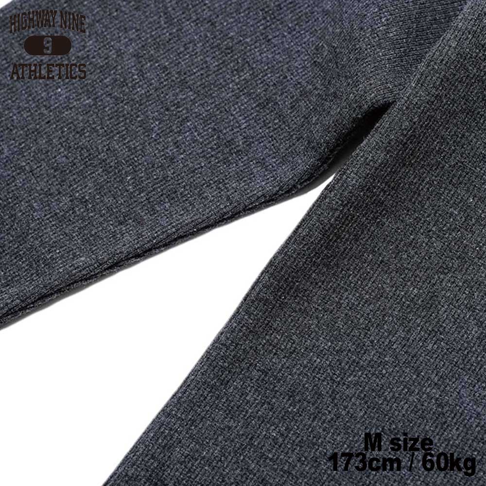 U-NECK RIB L/S Tee  / CHARCOAL / HIGHWAY NINE �ϥ��������ʥ���
