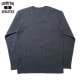 U-NECK RIB L/S Tee  / CHARCOAL / HIGHWAY NINE �ϥ��������ʥ���
