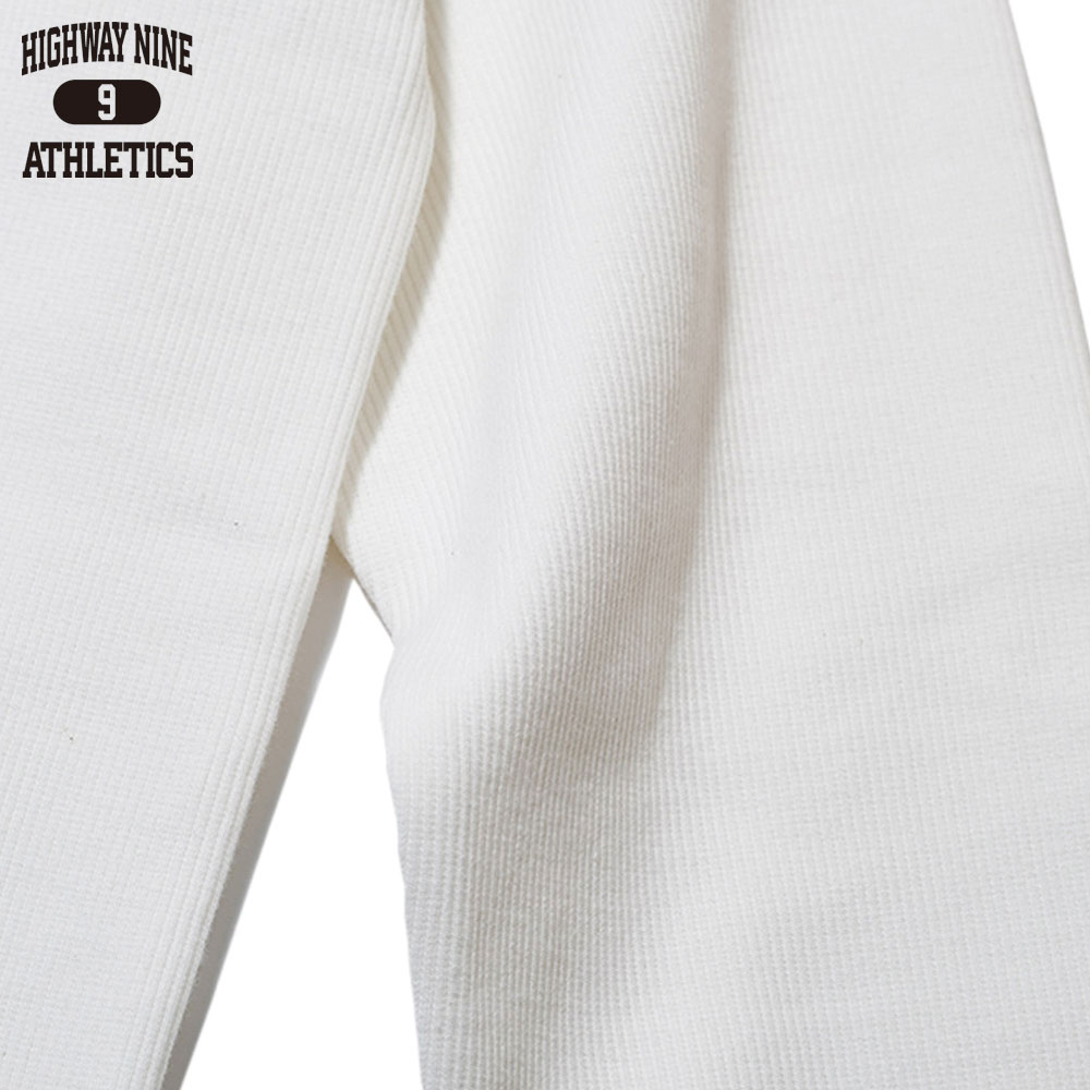 U-NECK RIB L/S Tee  / WHITE / HIGHWAY NINE �ϥ��������ʥ���