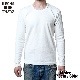 U-NECK RIB L/S Tee  / WHITE / HIGHWAY NINE �ϥ��������ʥ���
