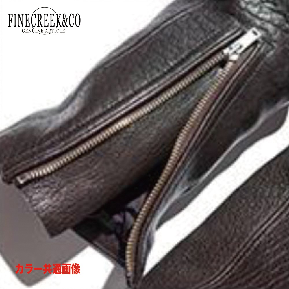 ͽ����2025SS ACJK070 BAD(GOAT) (36-42) / BLACK / FINECREEK LEATHERS&CO