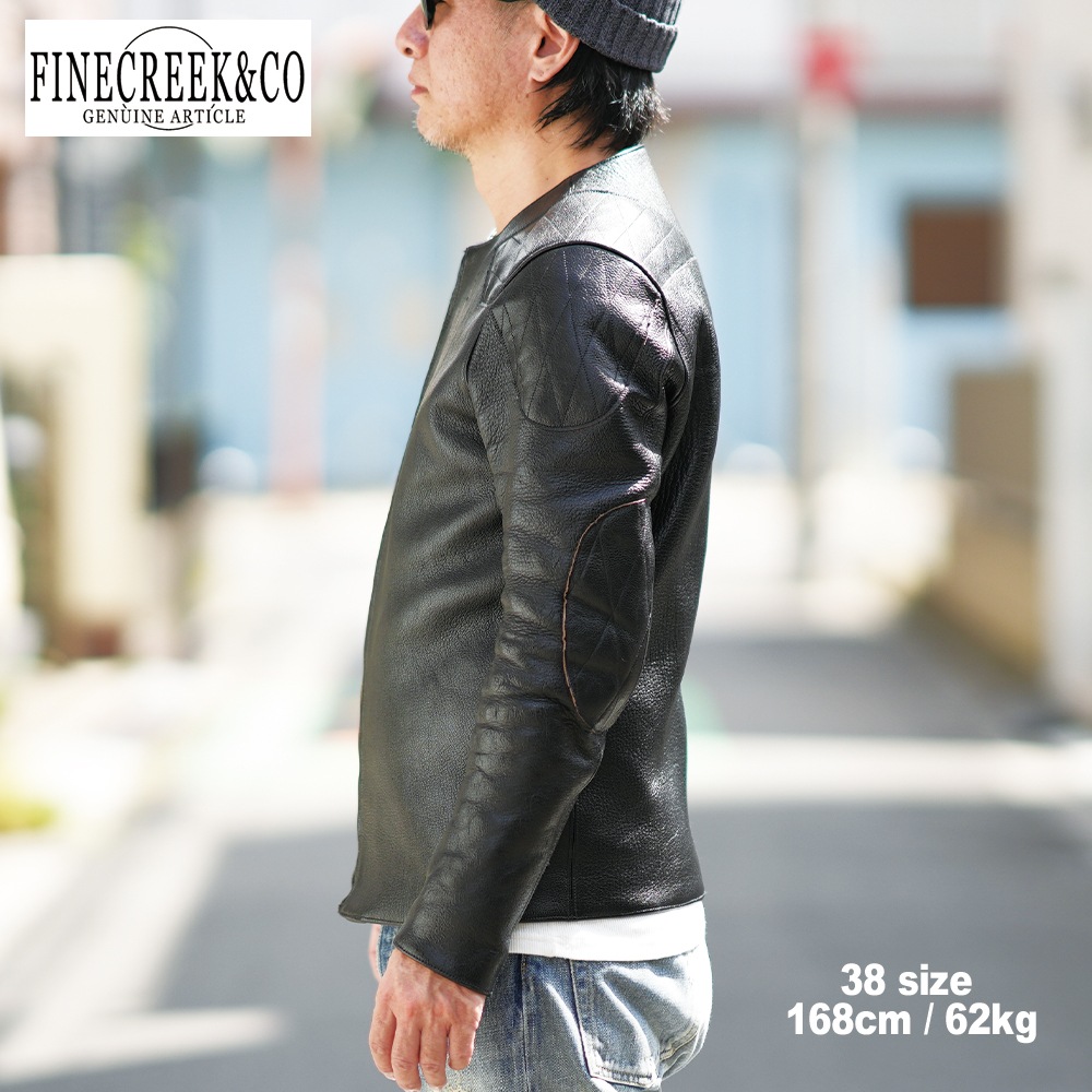 ͽ����2025SS ACJK070 BAD(GOAT) (36-42) / BLACK / FINECREEK LEATHERS&CO