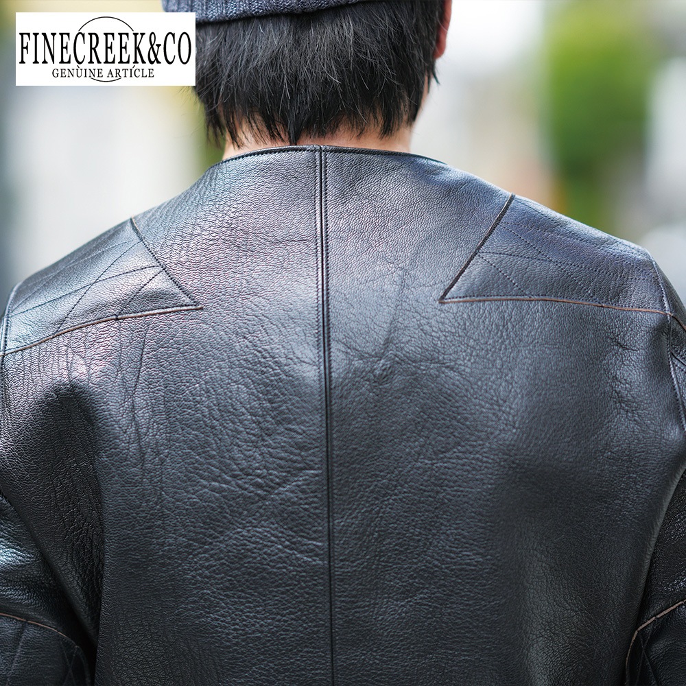 ͽ����2025SS ACJK070 BAD(GOAT) (36-42) / BLACK / FINECREEK LEATHERS&CO