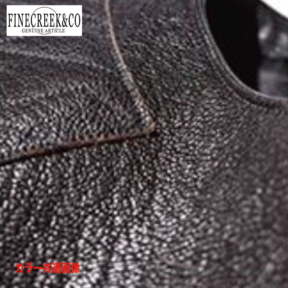 ͽ����2025SS ACJK070 BAD(GOAT) (36-42) / BLACK / FINECREEK LEATHERS&CO