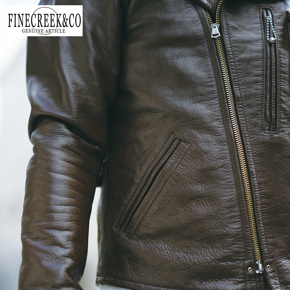 ͽ����2025SS ACJK069 DEADLIFT (36-42) / BROWN / FINECREEK LEATHERS&CO