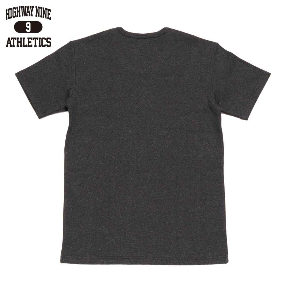 V-NECK RIB S/S Tee  / CHARCOAL / HIGHWAY NINE �ϥ��������ʥ���