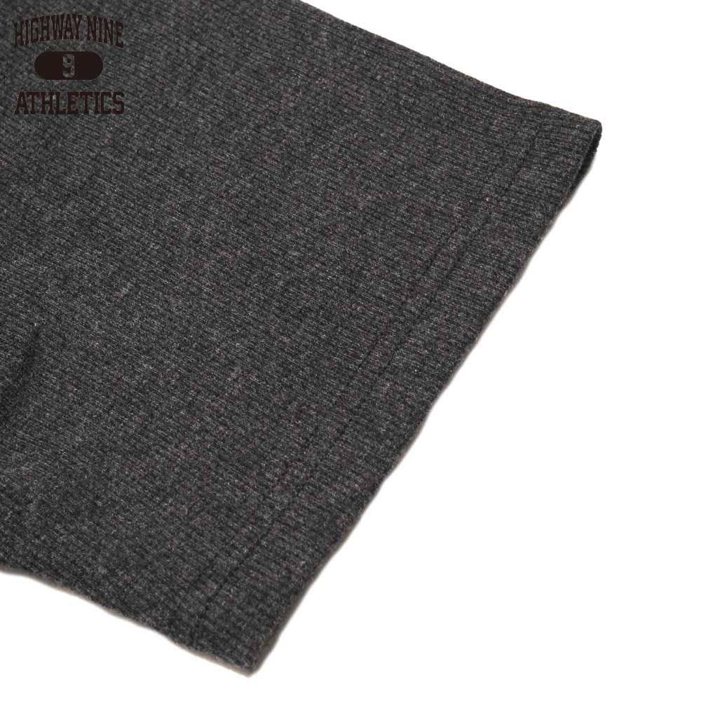 V-NECK RIB S/S Tee  / CHARCOAL / HIGHWAY NINE �ϥ��������ʥ���