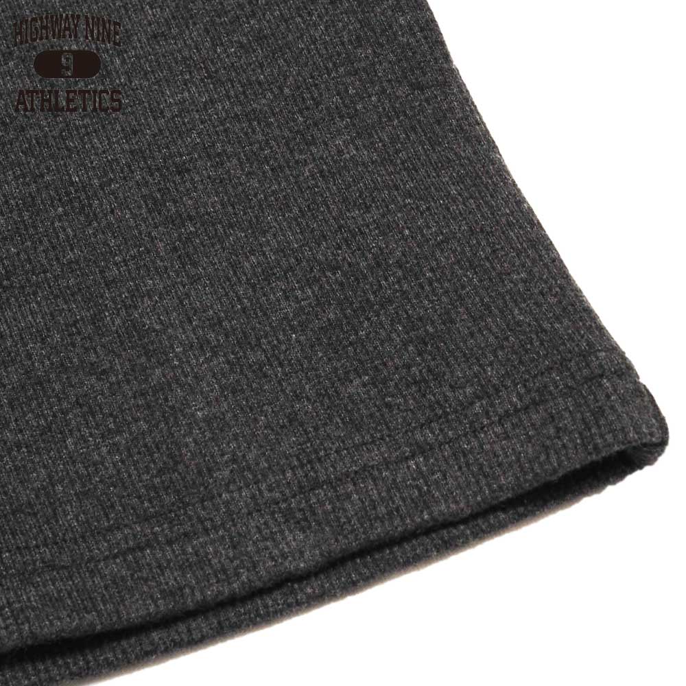 V-NECK RIB S/S Tee  / CHARCOAL / HIGHWAY NINE �ϥ��������ʥ���