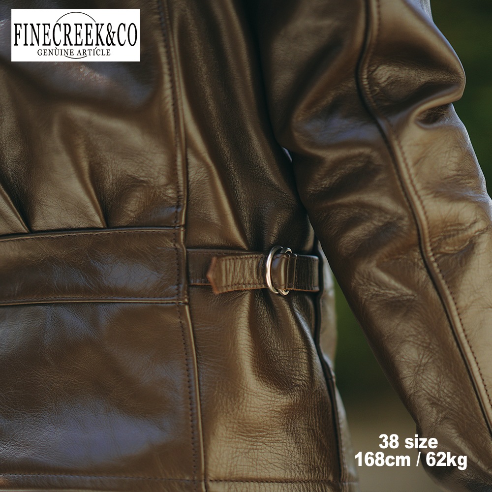 ͽ2025SS ACJK068 SQUAT (36-42) / BROWN / FINECREEK LEATHERS&CO