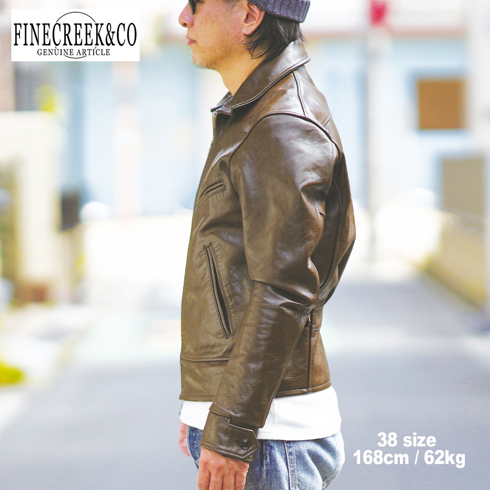 ͽ2025SS ACJK068 SQUAT (36-42) / BROWN / FINECREEK LEATHERS&CO