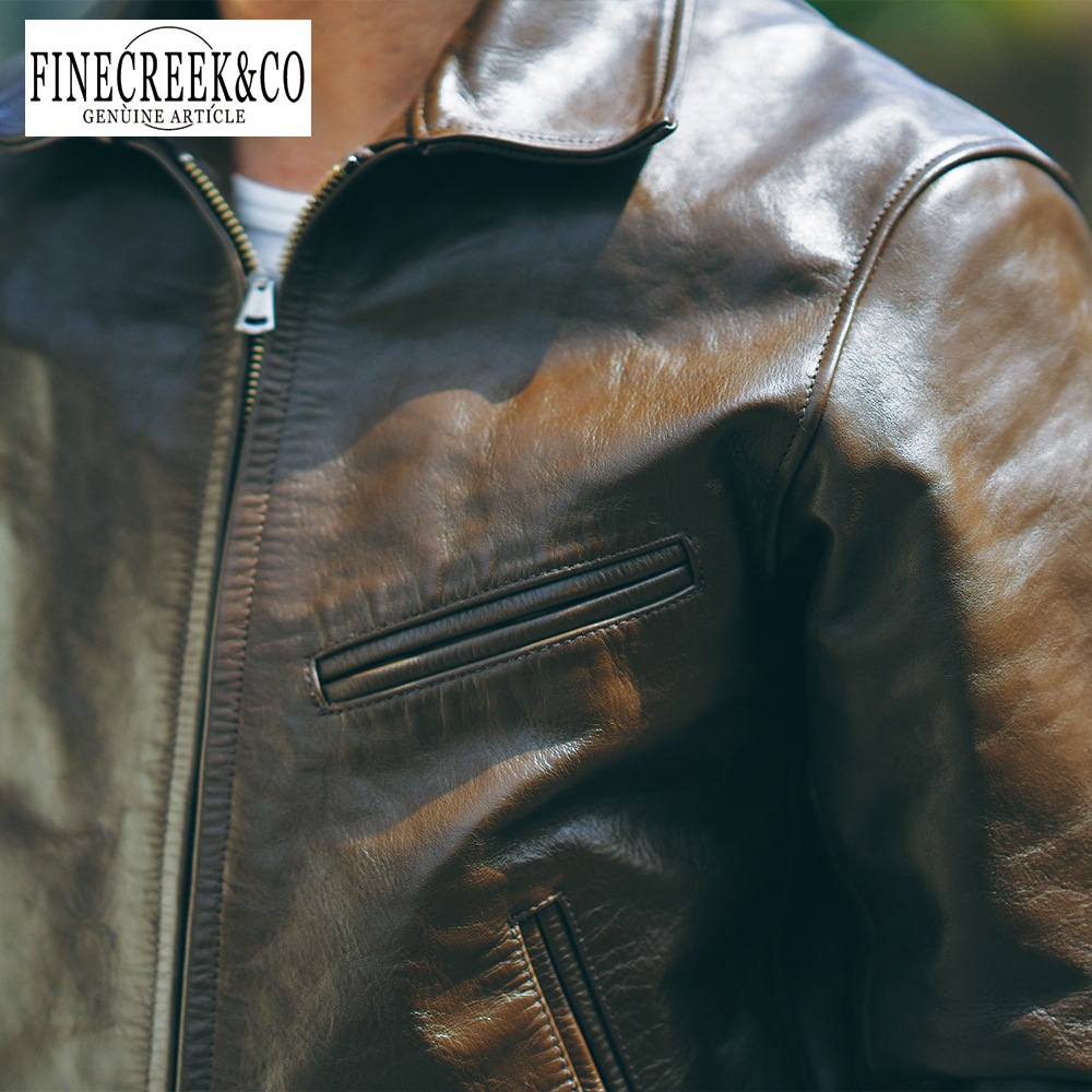 ͽ2025SS ACJK068 SQUAT (36-42) / BROWN / FINECREEK LEATHERS&CO