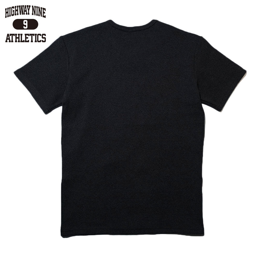 C-NECK RIB S/S Tee  / BLACK / HIGHWAY NINE �ϥ��������ʥ���
