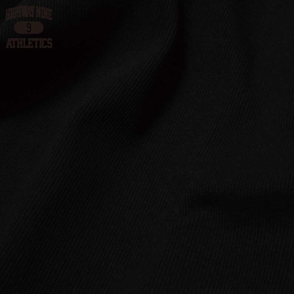 C-NECK RIB S/S Tee  / BLACK / HIGHWAY NINE �ϥ��������ʥ���