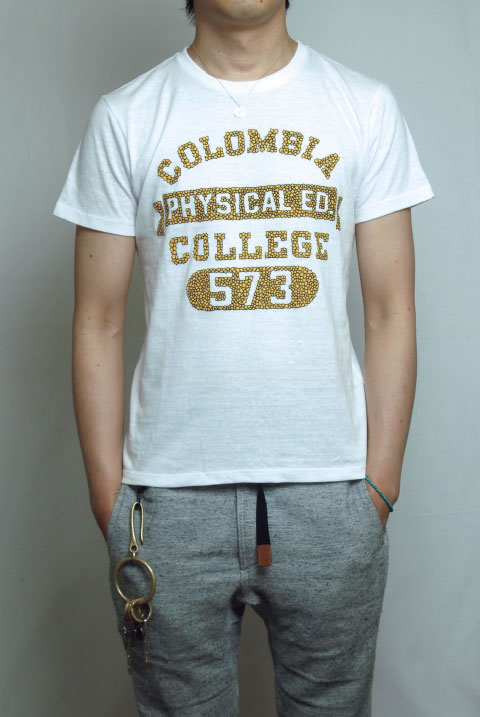 PUZZLE WORKS (�ѥ�������)��COLOMBIA T-shirts ������ӥ� �ԥ���� ��WHITE)