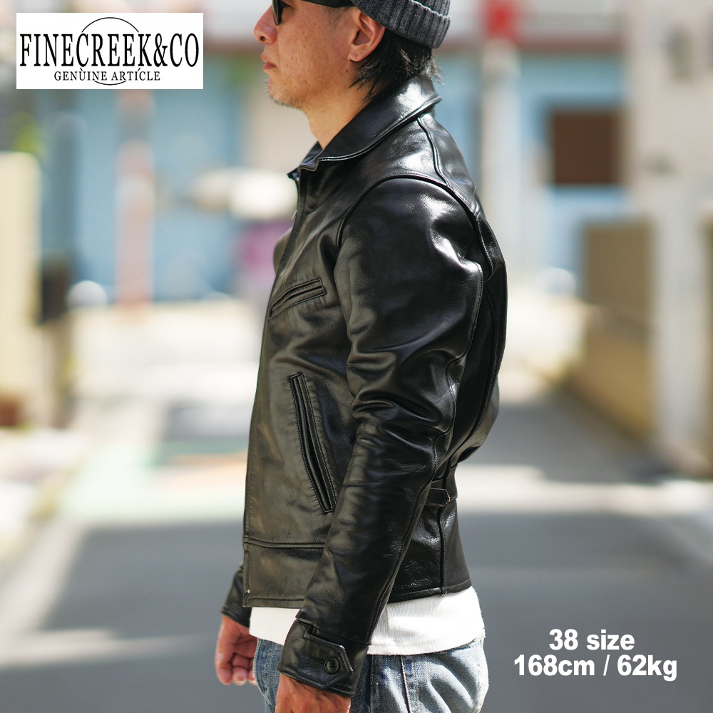 ͽ2025SS ACJK068 SQUAT (36-42) / BLACK / FINECREEK LEATHERS&CO