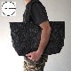 Burlap Outfitter TOTE BAG SPIDER WEB