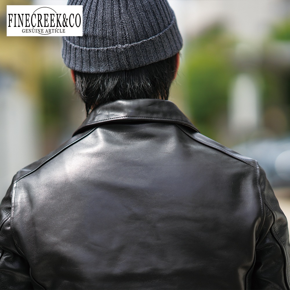 ͽ����2025SS ACJK067 ROSEN JACKET (36-42) / BLACK / FINECREEK LEATHERS&CO