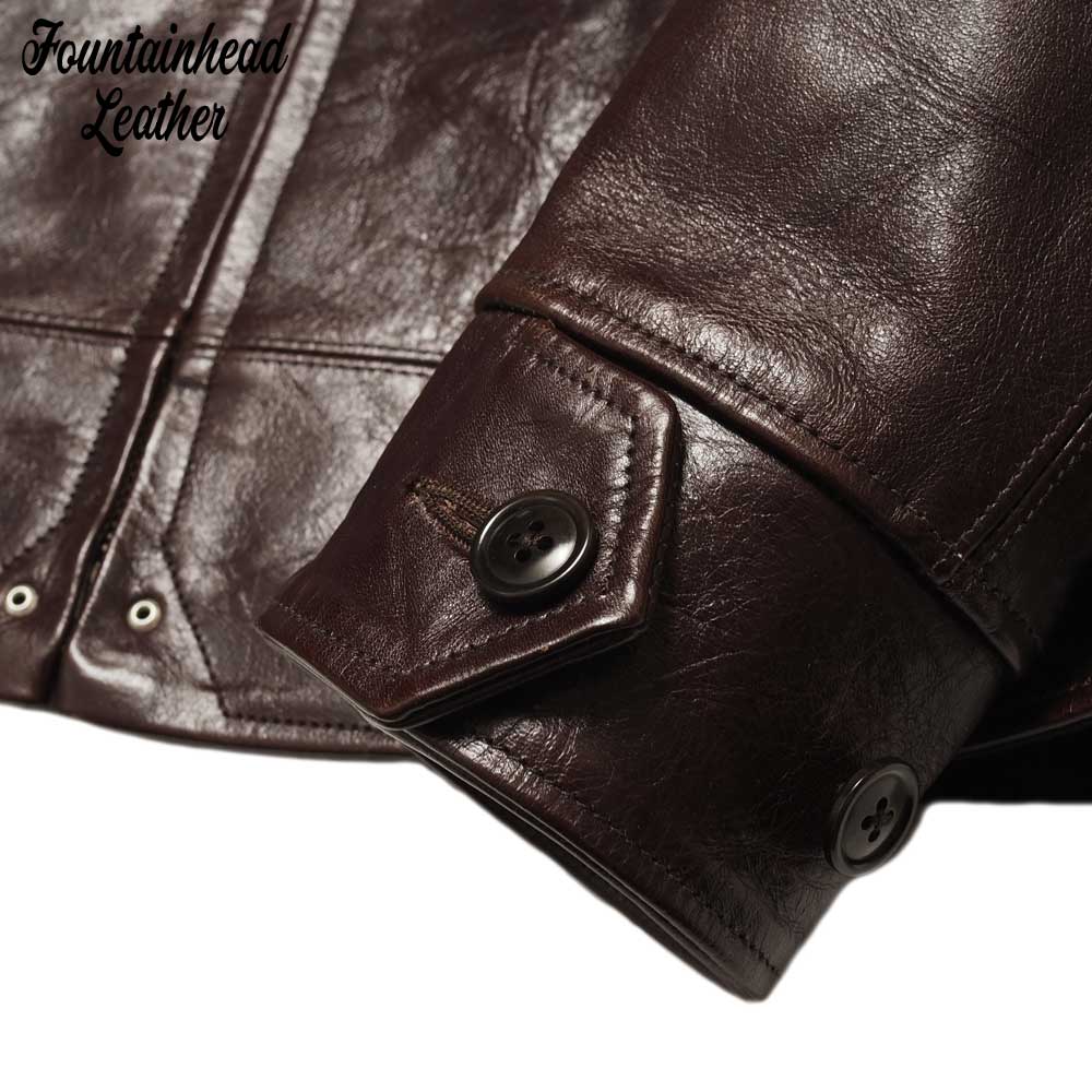 2026AWͽ���� / ALPHA (34-42) / BROWN / FOUNTAINHEAD LEATHER �ե�����ƥ�إåɥ쥶��