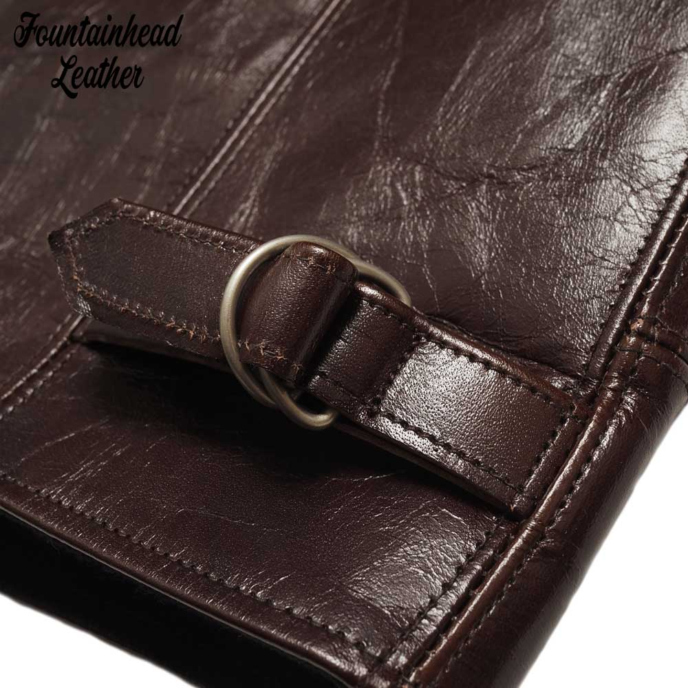 2026AWͽ���� / ALPHA (34-42) / BROWN / FOUNTAINHEAD LEATHER �ե�����ƥ�إåɥ쥶��