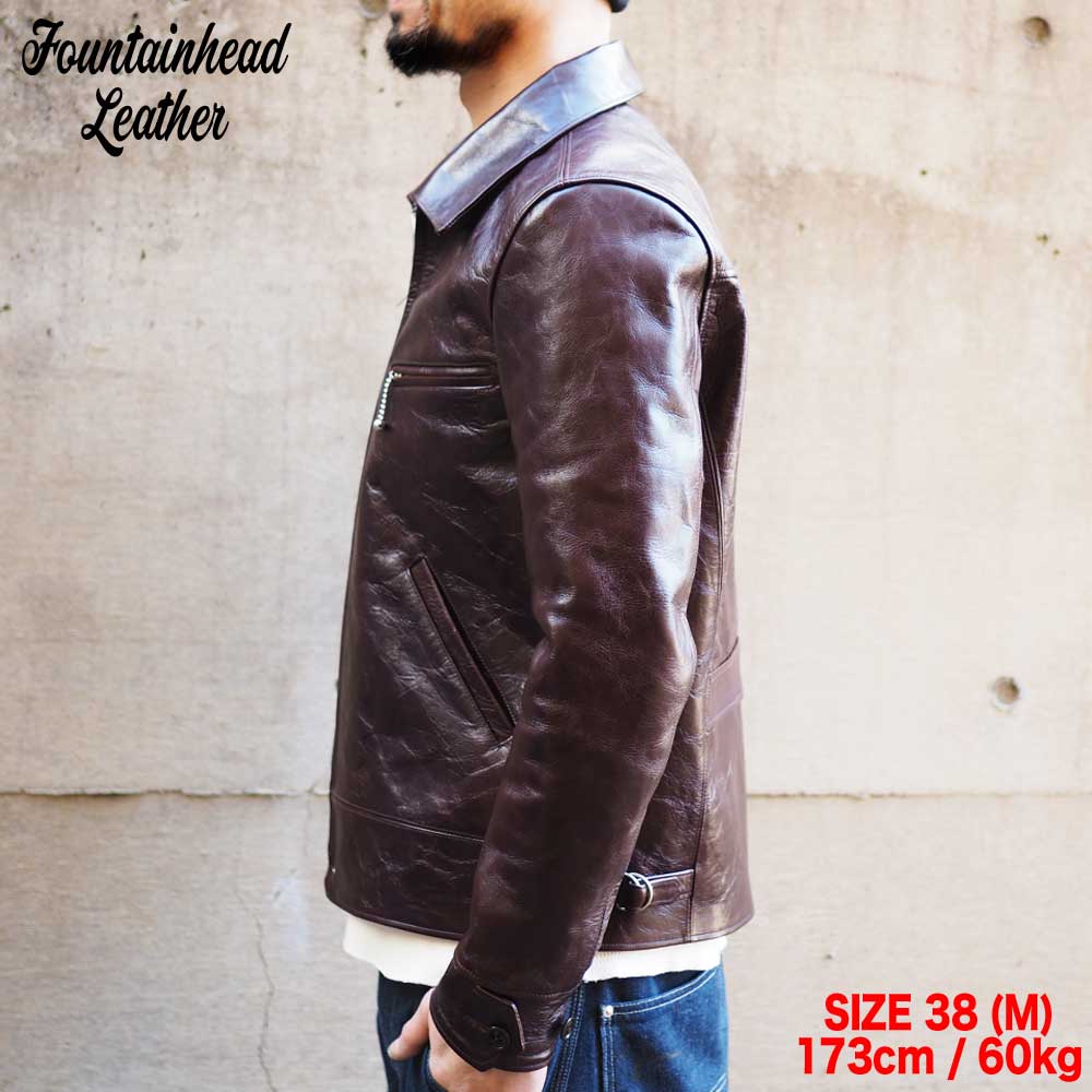 2026AWͽ���� / ALPHA (34-42) / BROWN / FOUNTAINHEAD LEATHER �ե�����ƥ�إåɥ쥶��