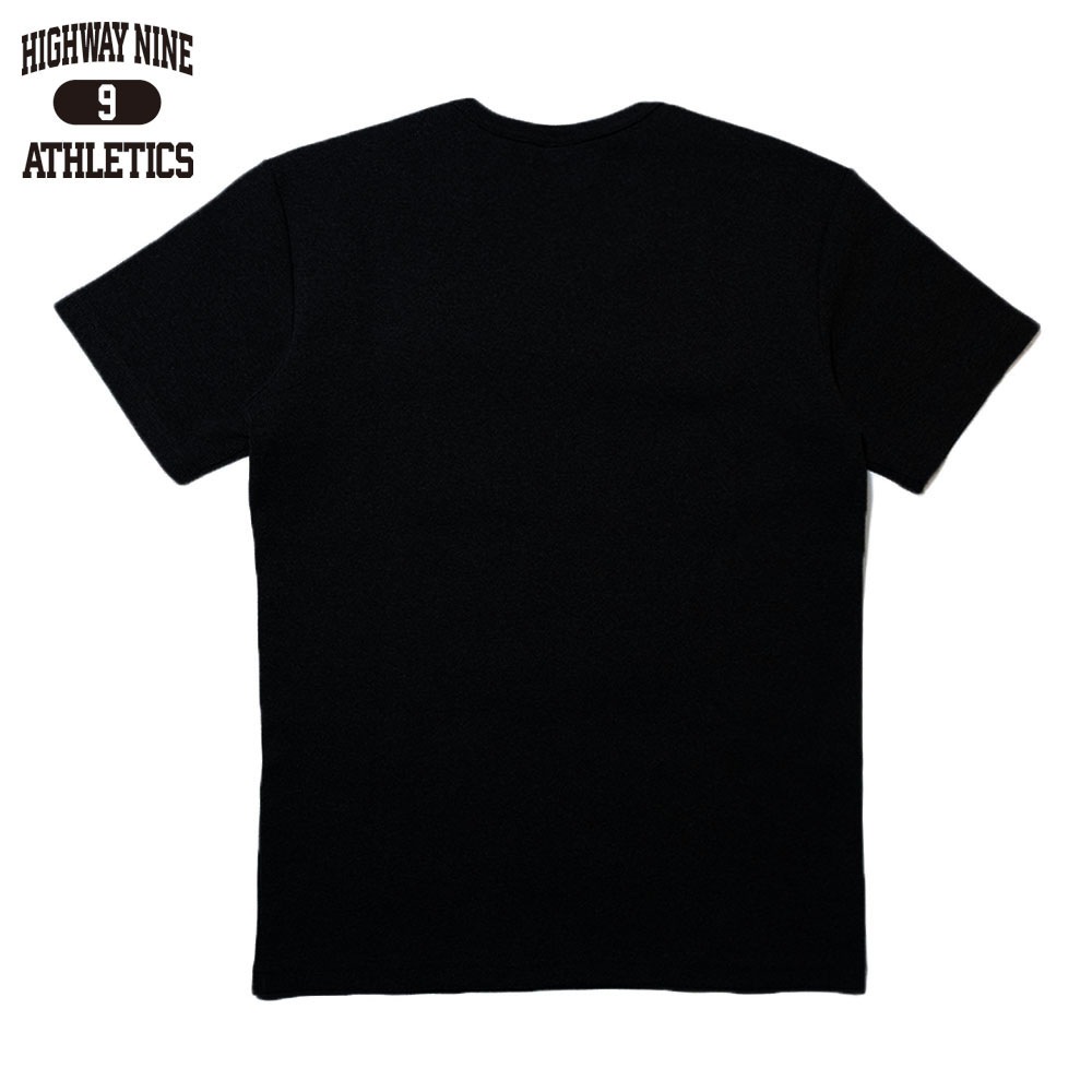 U-NECK RIB S/S Tee  / BLACK / HIGHWAY NINE �ϥ��������ʥ���