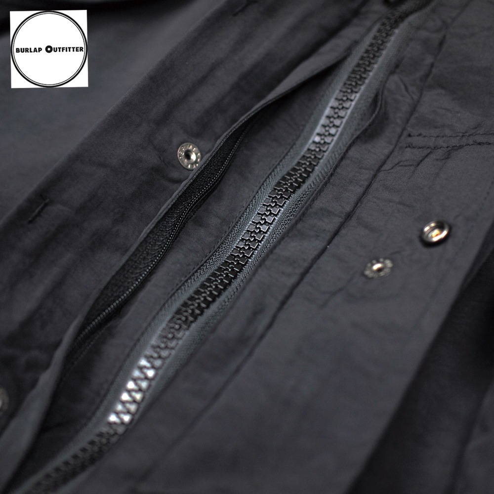 Burlap Outfitter �С���åץ����ȥե��å��� ECWCS PARKA / BLACK