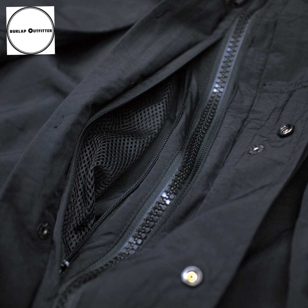 Burlap Outfitter �С���åץ����ȥե��å��� ECWCS PARKA / BLACK