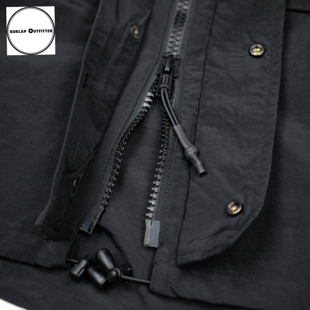 Burlap Outfitter �С���åץ����ȥե��å��� ECWCS PARKA / BLACK
