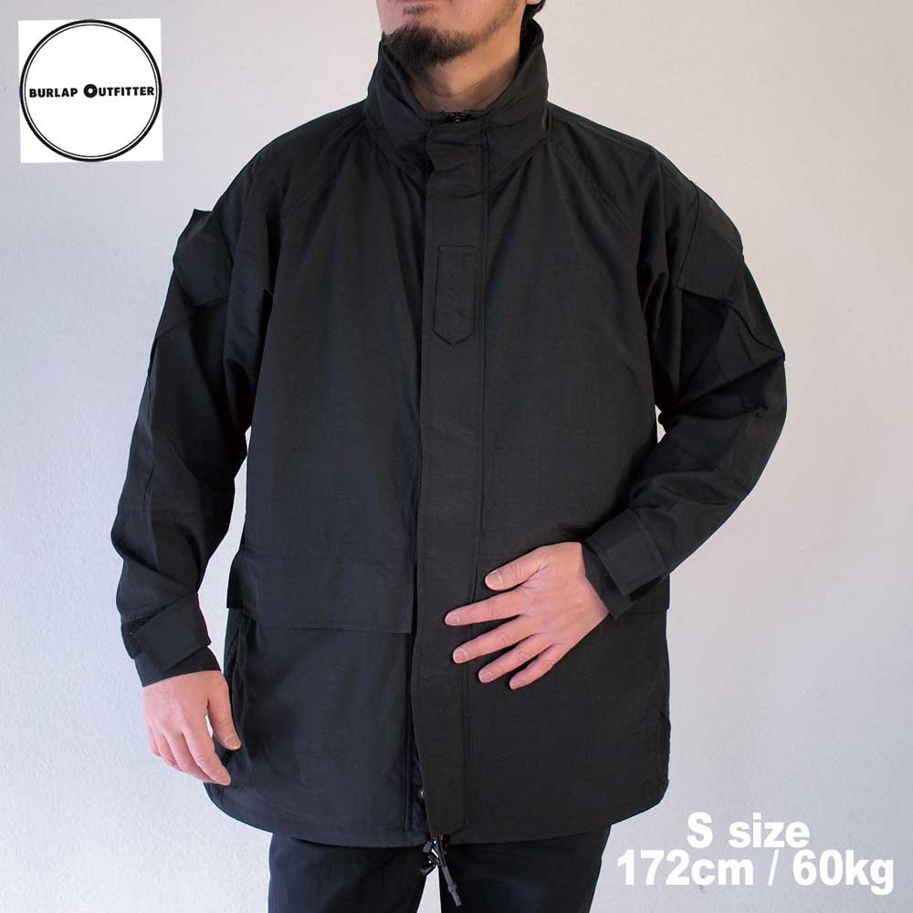 Burlap Outfitter �С���åץ����ȥե��å��� ECWCS PARKA / BLACK