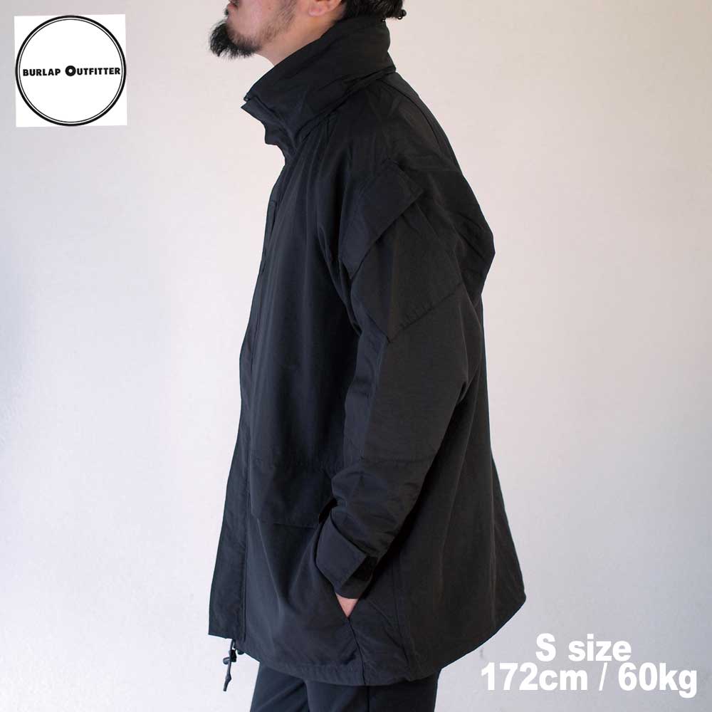 Burlap Outfitter �С���åץ����ȥե��å��� ECWCS PARKA / BLACK