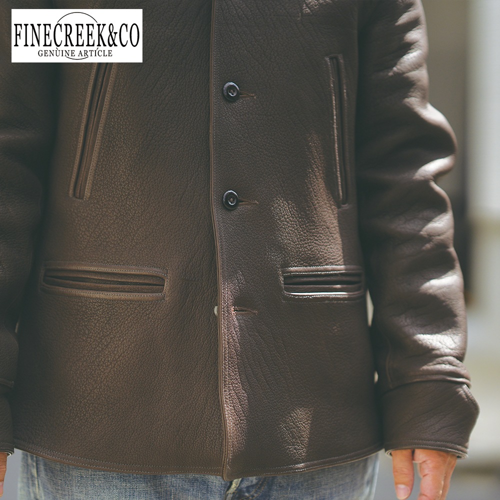 2025SS ACCO009 KEATON(DEER) (36-42) / BROWN / FINECREEK LEATHERS