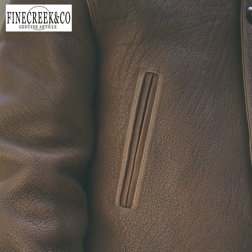 2025SS ACCO009 KEATON(DEER) (36-42) / BROWN / FINECREEK LEATHERS