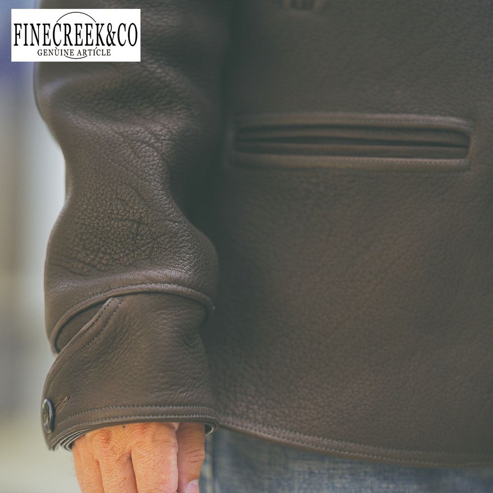 2025SS ACCO009 KEATON(DEER) (36-42) / BROWN / FINECREEK LEATHERS