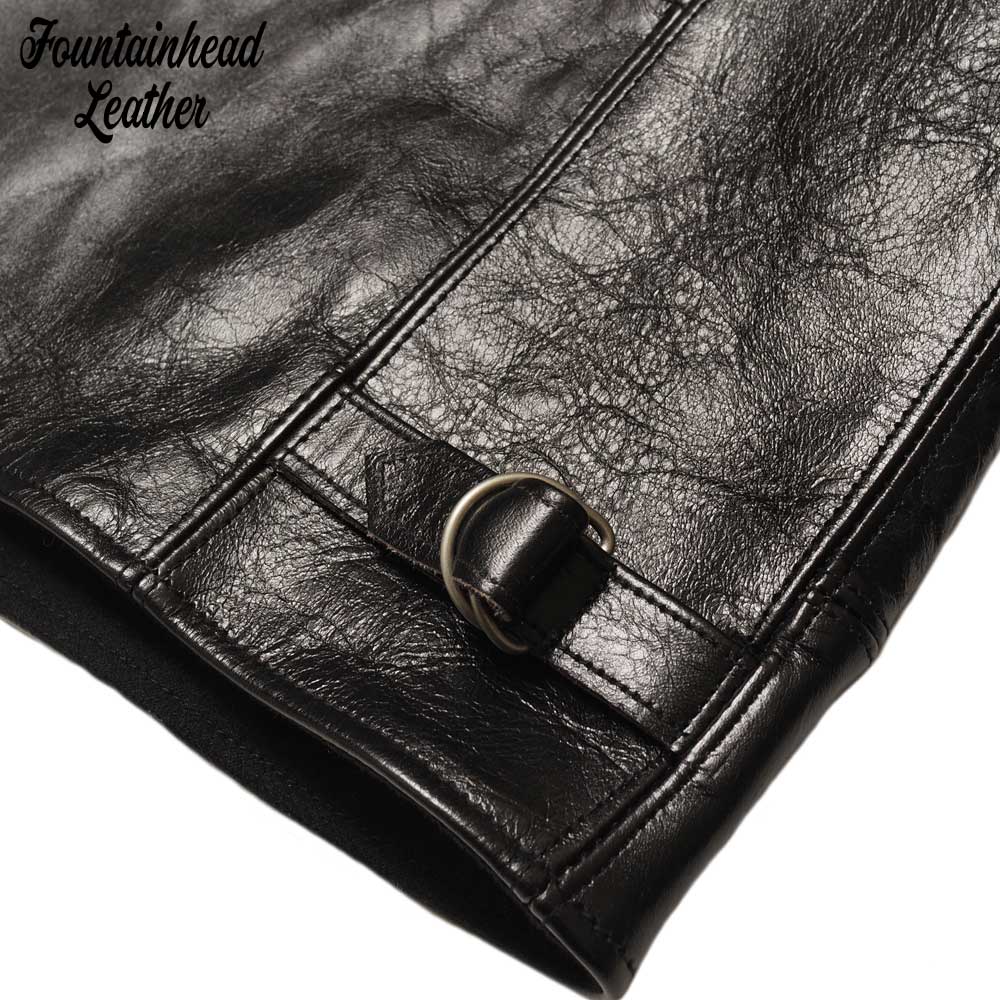 2026AWͽ���� / ALPHA (34-42) / BLACK / FOUNTAINHEAD LEATHER �ե�����ƥ�إåɥ쥶��