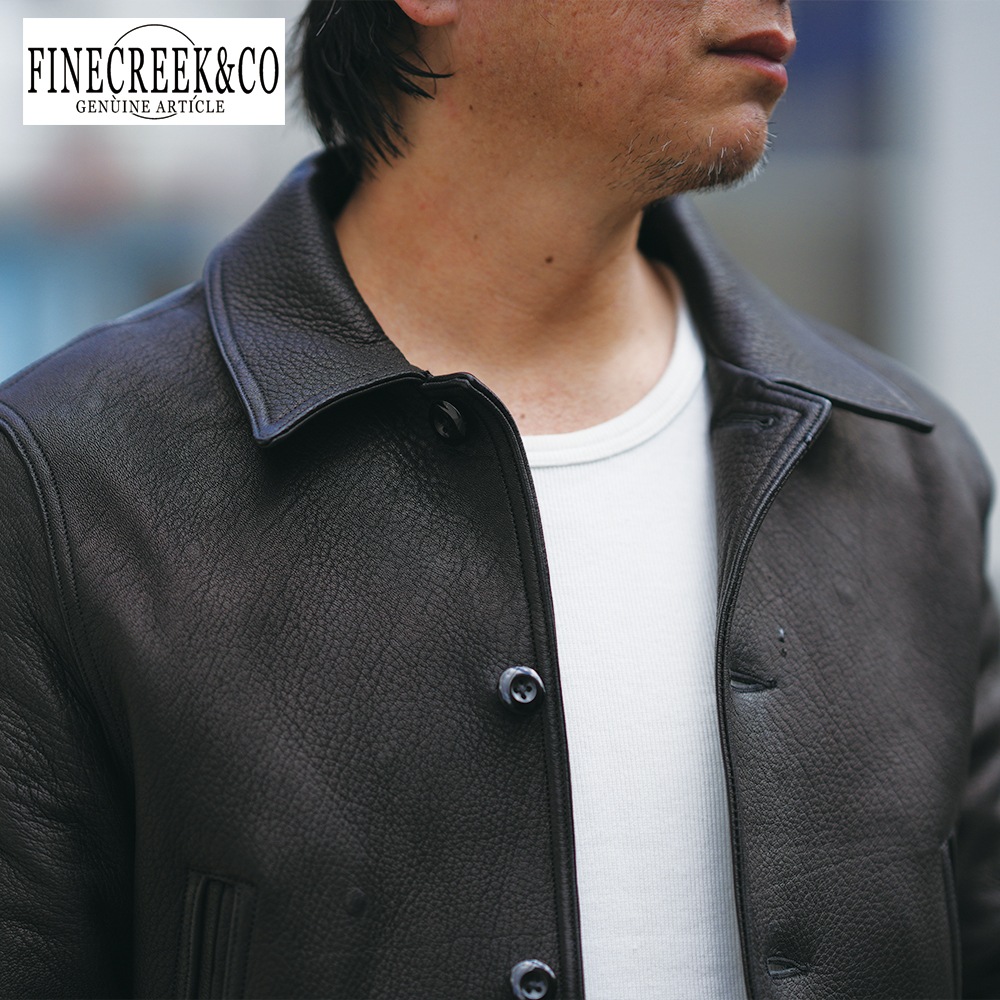 2025SS ACCO009 KEATON(DEER) (36-42) / BLACK / FINECREEK LEATHERS