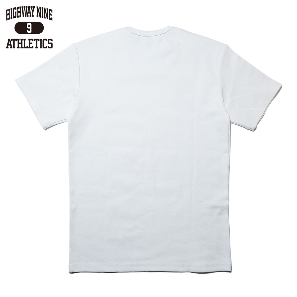 U-NECK RIB S/S Tee  / WHITE / HIGHWAY NINE �ϥ��������ʥ���