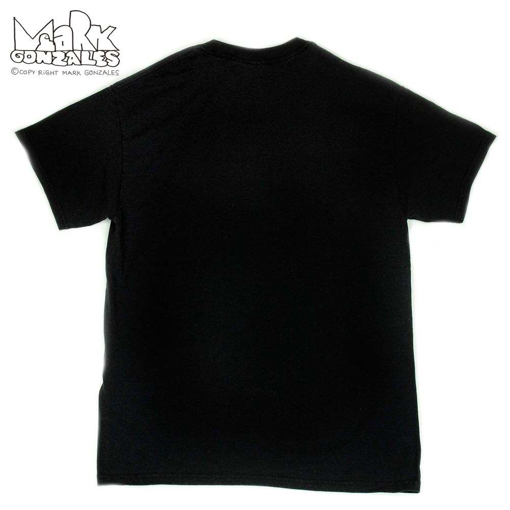 MARK GONZALES " DOWN HILL  " S/S Tee / BLACK #VINTAGE WASH