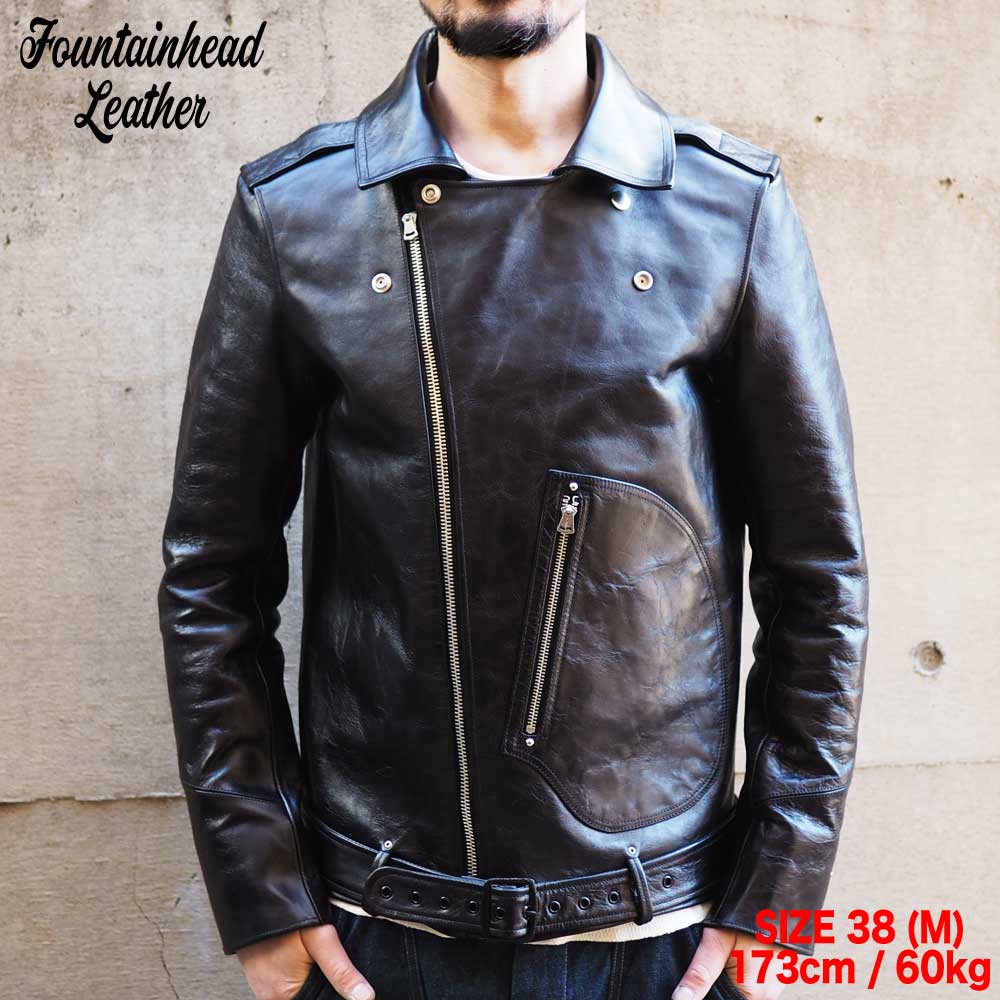 2026AWͽ���� / BETA (34-42) / BLACK / FOUNTAINHEAD LEATHER �ե�����ƥ�إåɥ쥶��