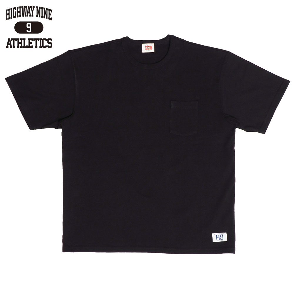 C-NECK 10/-TENJIKU ROUGH FIT S/S POCKET Tee / BLACK / HIGHWAY NINE �ϥ��������ʥ���