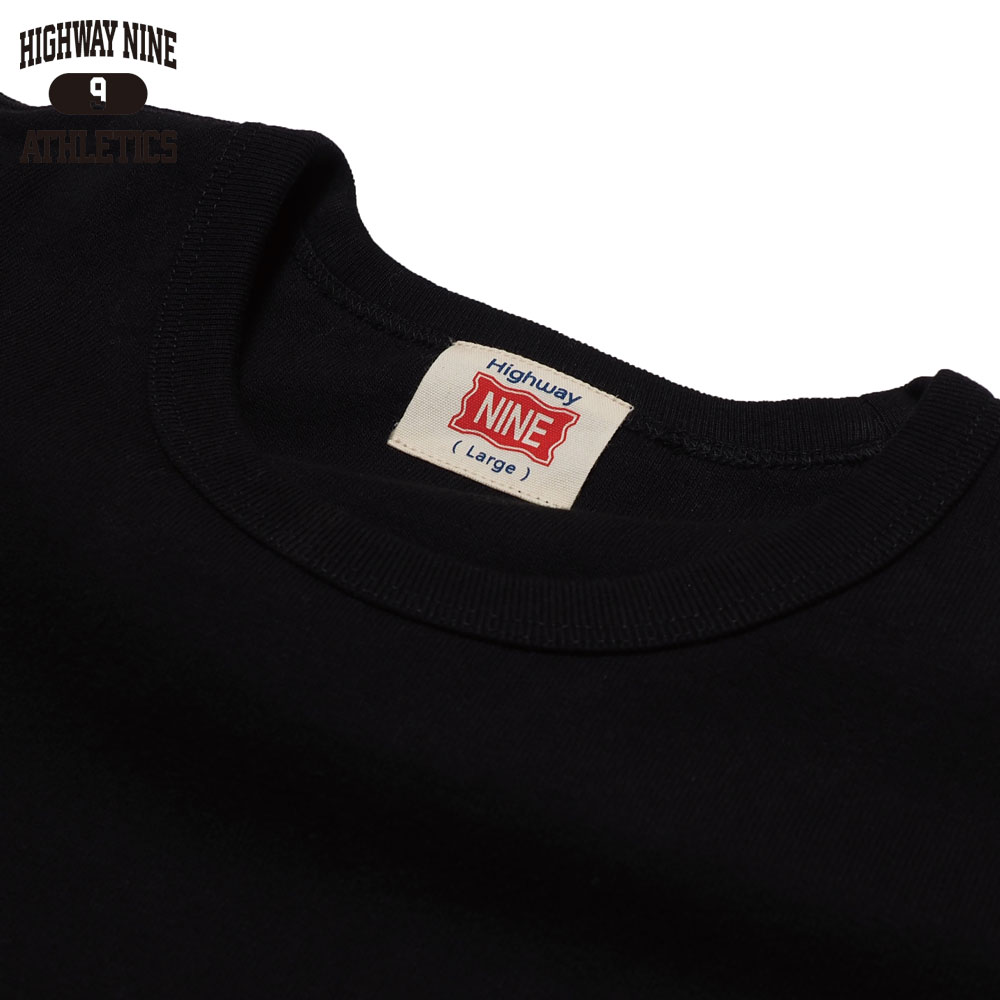 C-NECK 10/-TENJIKU ROUGH FIT S/S POCKET Tee / BLACK / HIGHWAY NINE �ϥ��������ʥ���